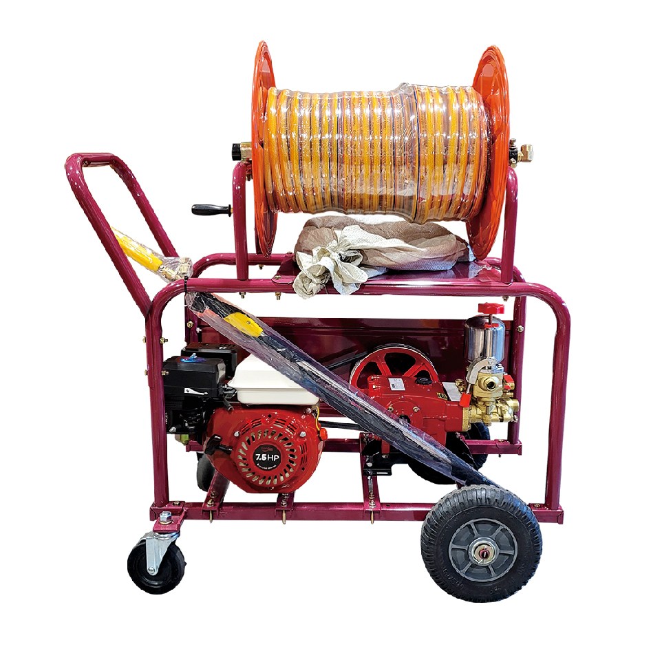 단단 고압 분무기 엔진 7.5마력 대구식 회전가능 직조호스 이동식, 1개 619,300원