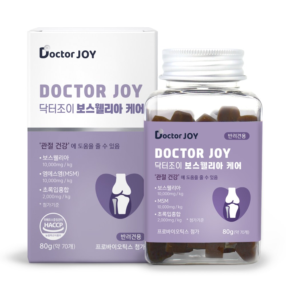 닥터조이 보스웰리아 케어 관절 건강 80g 17,500원
