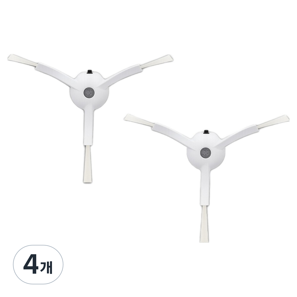 멋진공간 호환 샤오미 로보락 3발 흰색 사이드브러쉬, 4개, 단일상품 4,860원