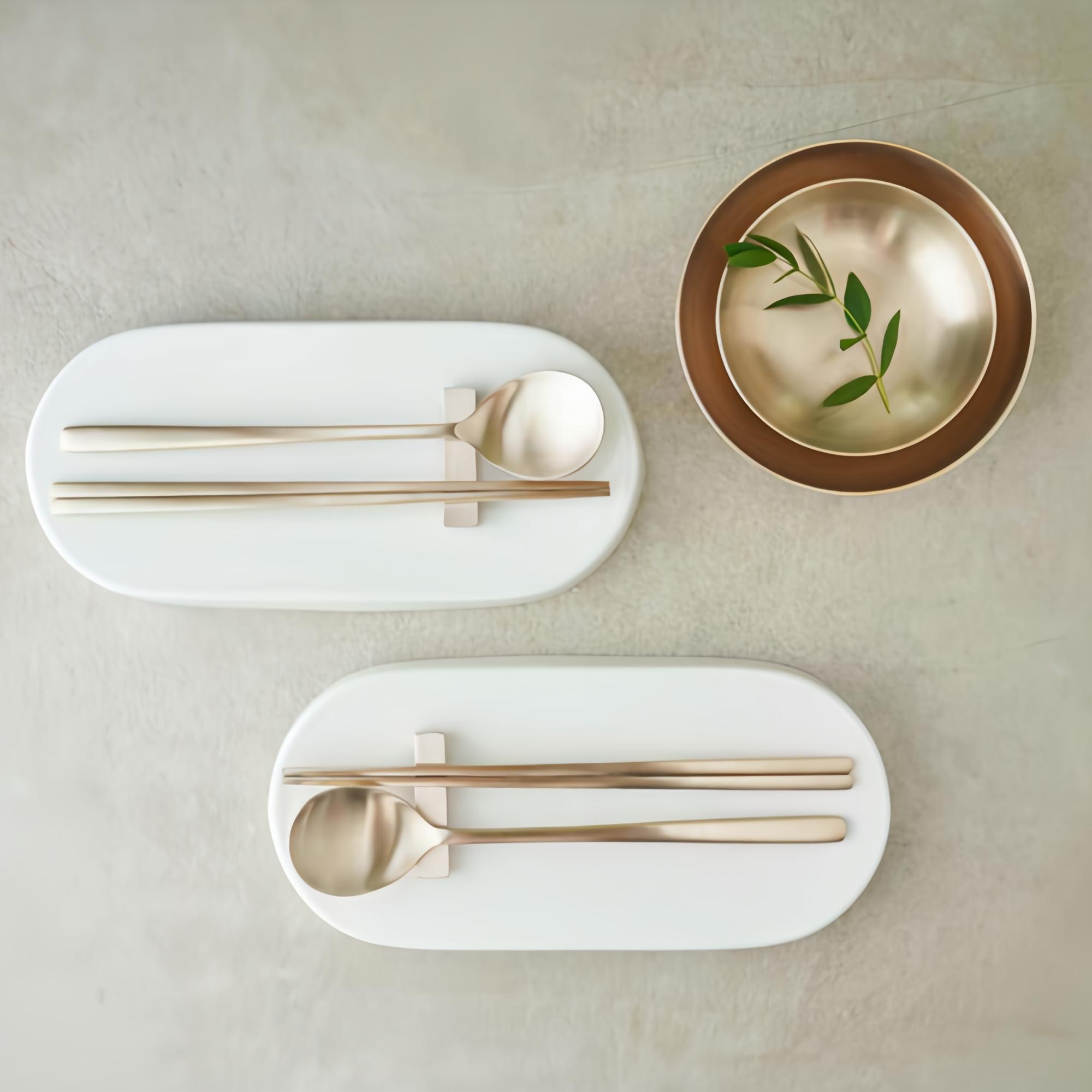 광명유기 방짜 유기 수저세트, 2인조, 1개 39,900원