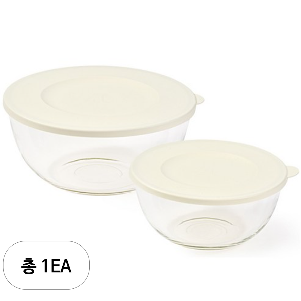 글라스락 내열 강화유리 이지캡 믹싱볼 2종 세트 50,370원