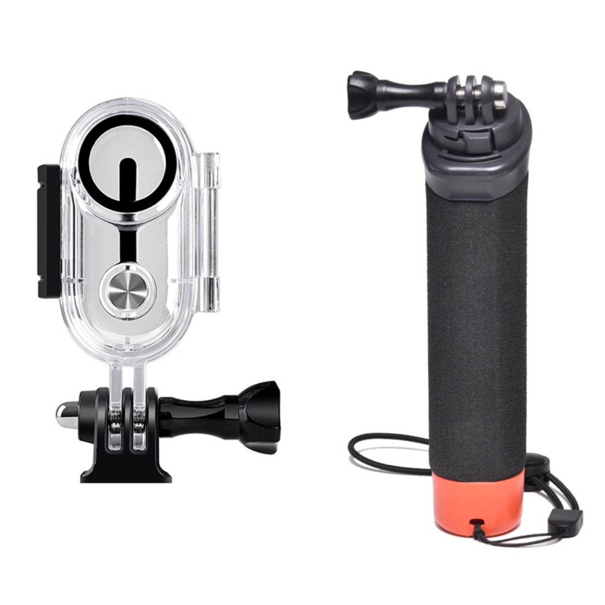 인스타360 GO 3S 3 호환 다이브 케이스 퀵릴리즈 플로팅 그립 키트 수중 방수 하우징 셀카봉 insta360, 1개, GA54+GB13 31,000원