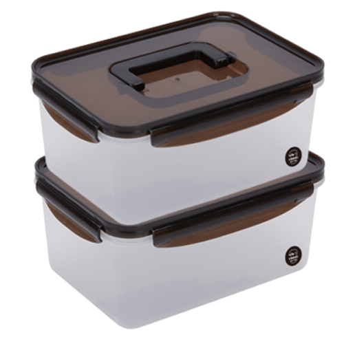 나누담 클래식 야채보관 손잡이 밀폐용기, 2개, 단품 7,230원