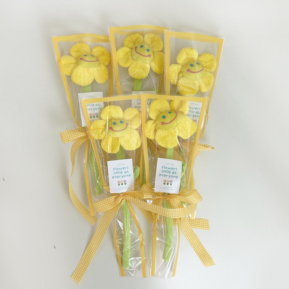 팔레트 스마일 인형 한 송이 꽃다발 스마일인형꽃다발 인형꽃다발 16,900원