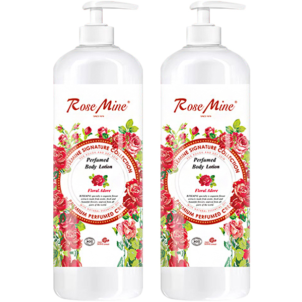 로즈마인 퍼퓸드 바디로션 플로랄어도르, 1L, 2개 24,000원