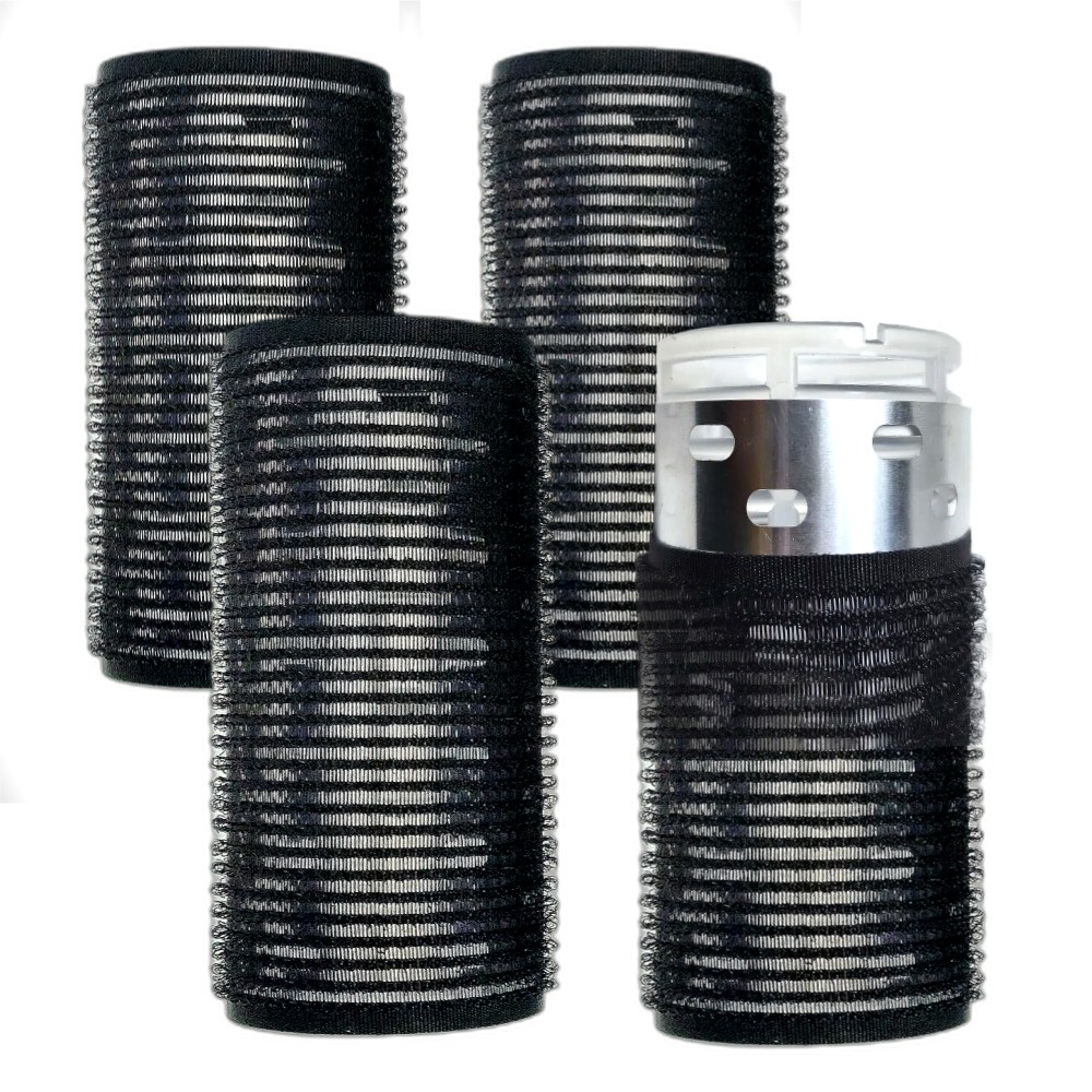 미소라인 고급 열전도 구르프 헤어롤 대형 (5cm), 4개, 블랙 10,600원