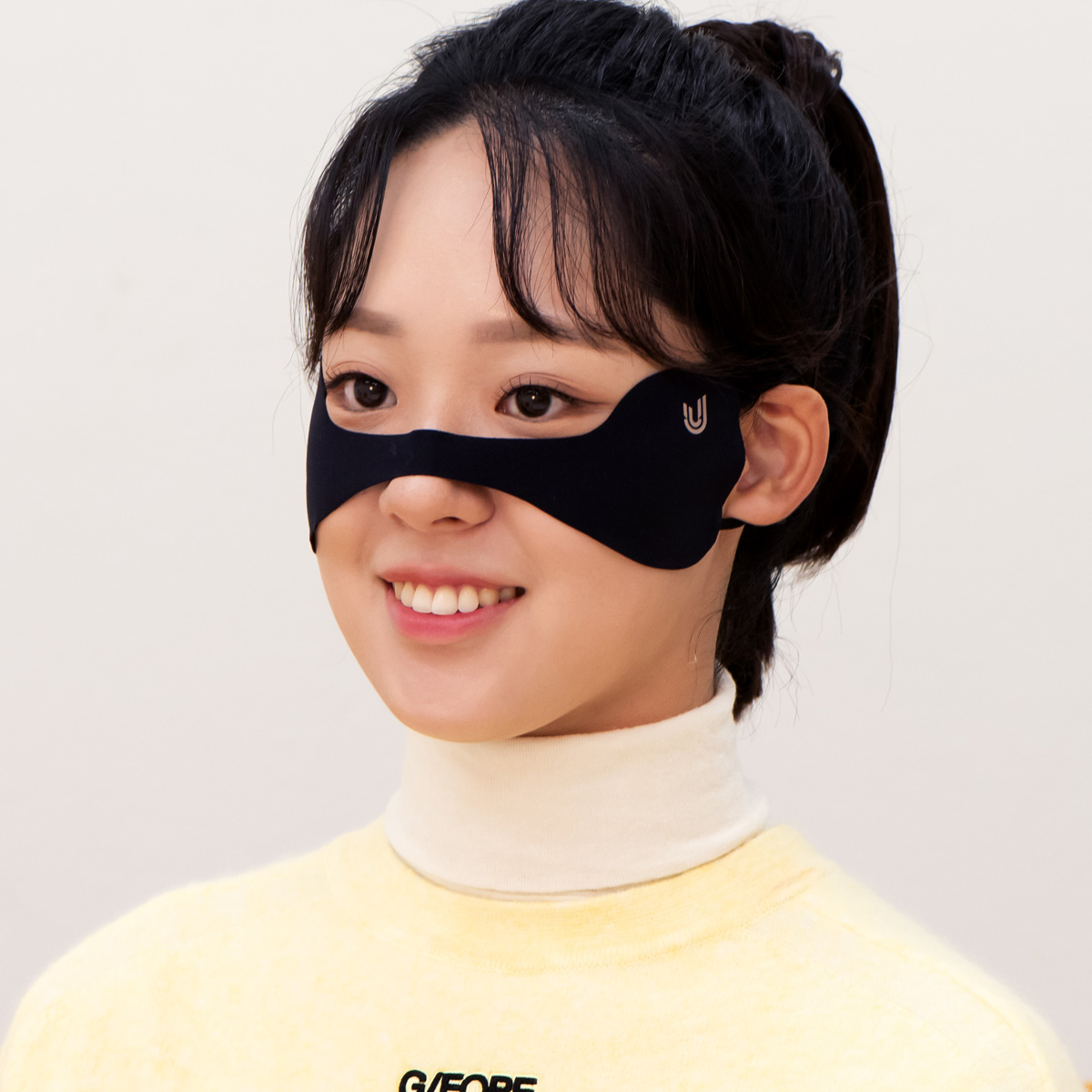 유투스포츠 나비 W 약기모 마스크 MS10, 블랙, 1개 9,400원