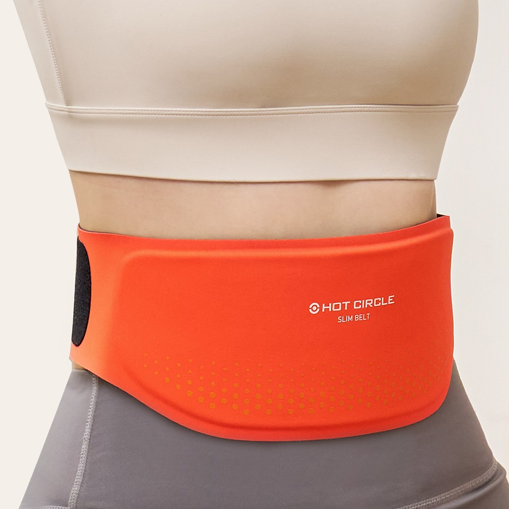 [팔뚝&허벅지벨트 증정] 핫서클 온열 찜질 EMS 저주파 복부 허리 마사지기 슬림벨트 V2, EMS 슬림벨트 99,000원