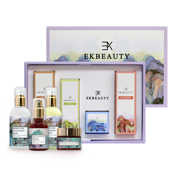 이케이뷰티 주름개선 탄력 보습 4종세트 (보습스킨 보습로션 탄력에센스 탄력크림) 건조피부 탄력저하 노화피부를위한 세트구성 안티에이징 프리미엄 천연화장품 선물추천, 1세트 126,270원