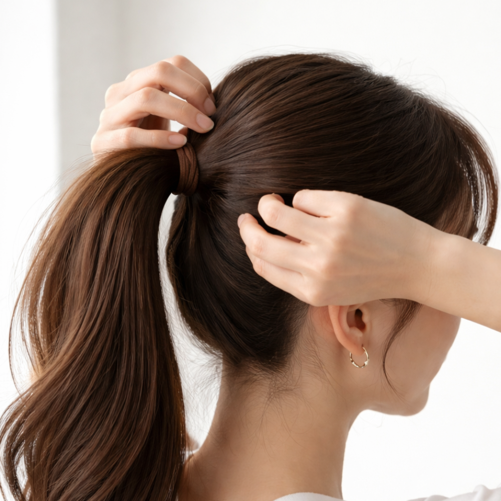 이노브홈 고탄성 짱짱한 헤어끈 머리끈 무매듭머리끈 100개 6,500원