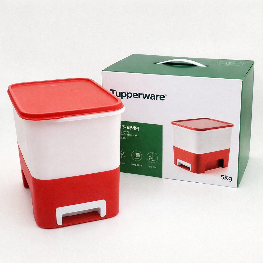 (최신제조상품)타파웨어 쌀통 주니어키퍼 5kg 타파 쌀보관통 잡곡통 42,100원