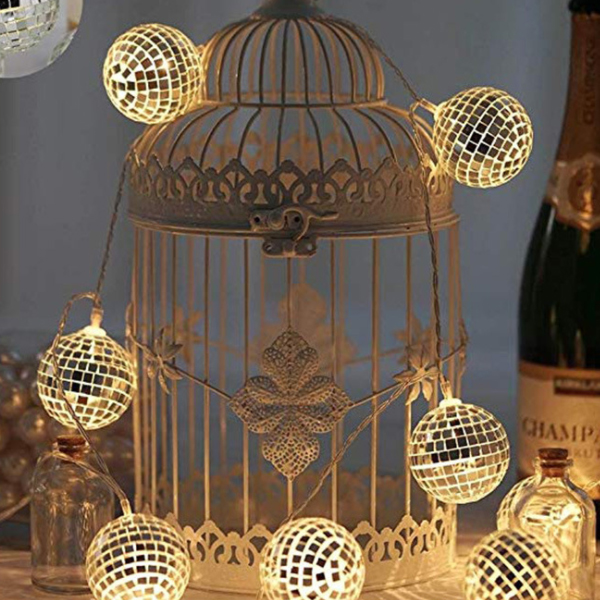 마켓감성 LED 디스코 미러볼 줄조명 20구 3m 10,370원