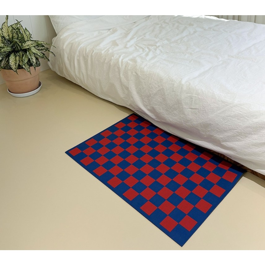 빨리마르는 체커보드 규조토 발매트 화장실발매트 욕실발매트, 레드 5,800원
