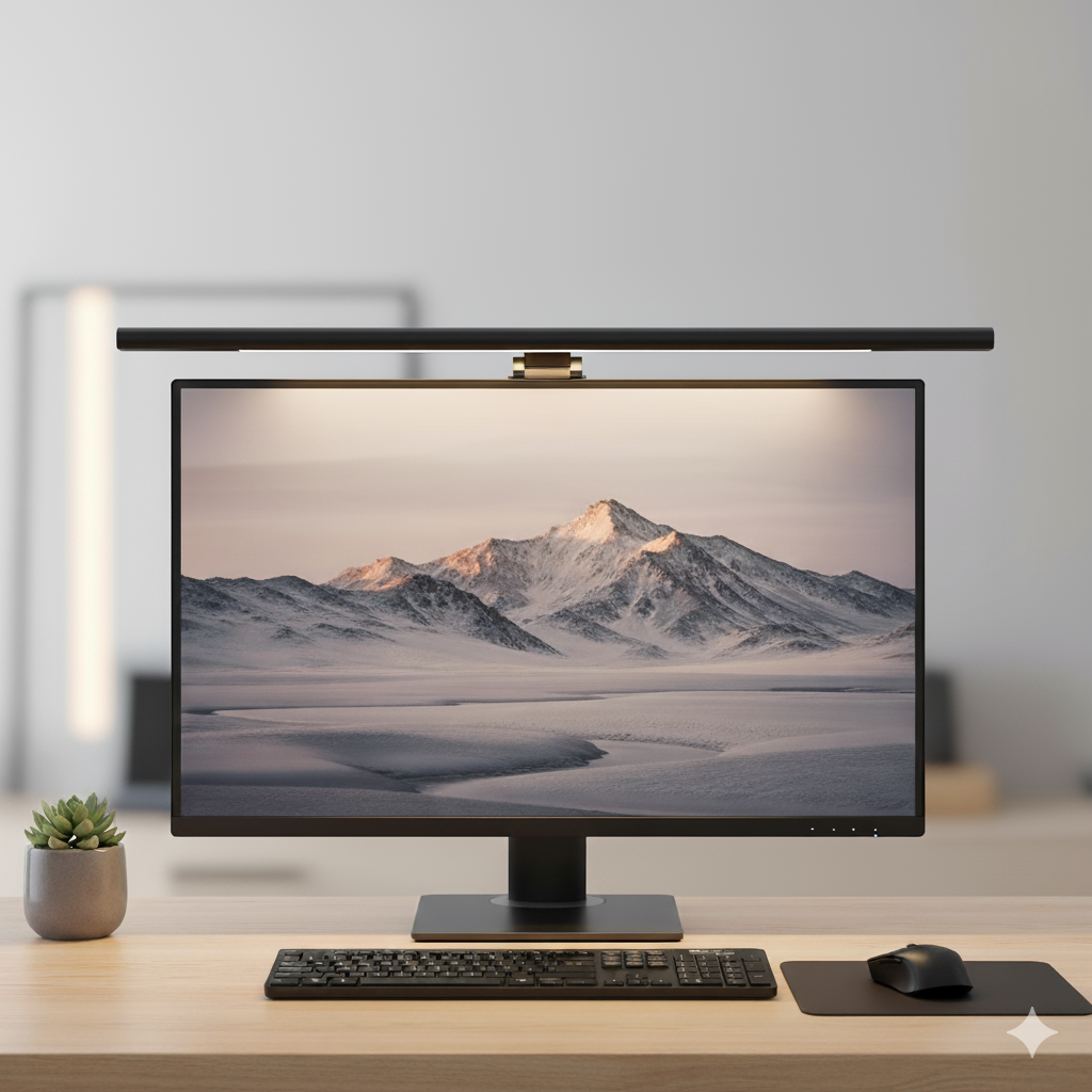 고오 밝기조절 LED 모니터 조명, 1개, 블랙 50cm 30,000원