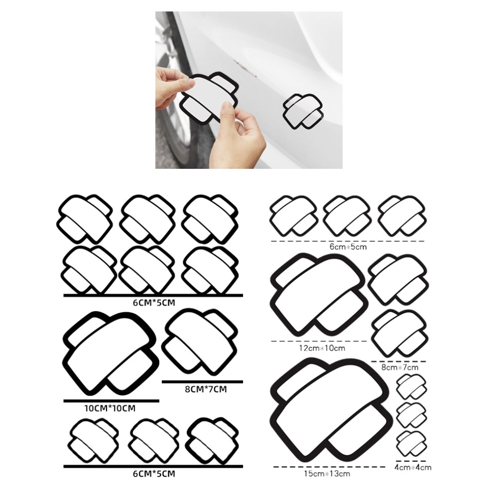 바이유즈 자동차 스크래치 반창고땜빵 스티커 7,600원