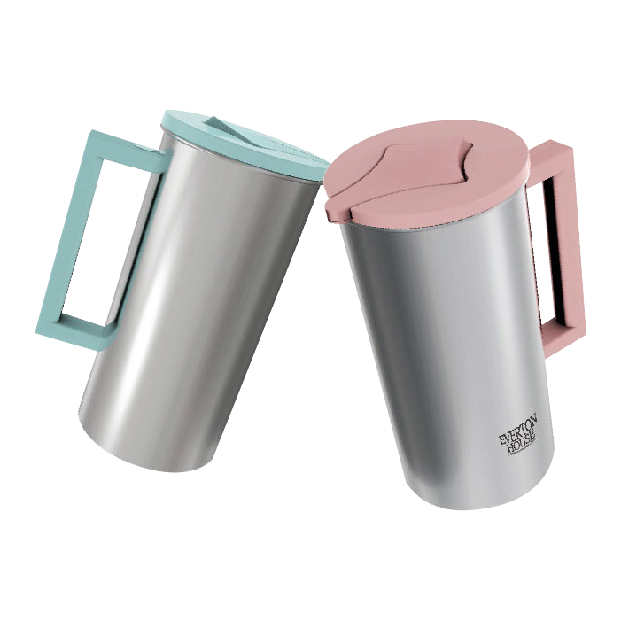 에버튼하우스 스텐인레스 별 물병 커플 2종 세트, PINK + MINT, 1.6L, 1개 9,400원