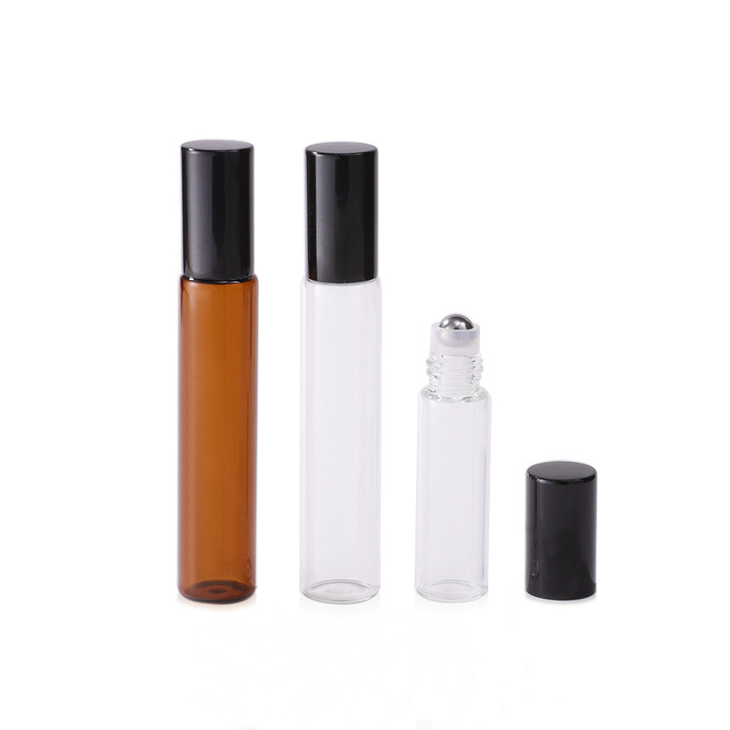 모든유통 10ml 미니 투명 갈색 롤온 향수 공병 아로마 용기, 10개, 투명병 4,200원