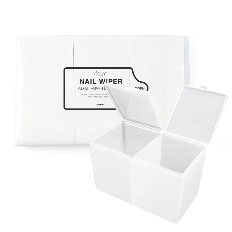 네일 솜, 다용도 2칸 케이스 세트 / 네일 와이퍼 / 네일솜통 / 네일국시재료 5,500원