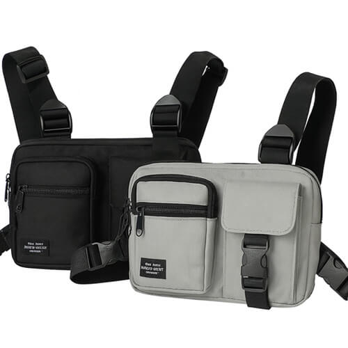 투케바이크 오토바이 배달대행 수납 조끼 가방, 그레이 12,900원