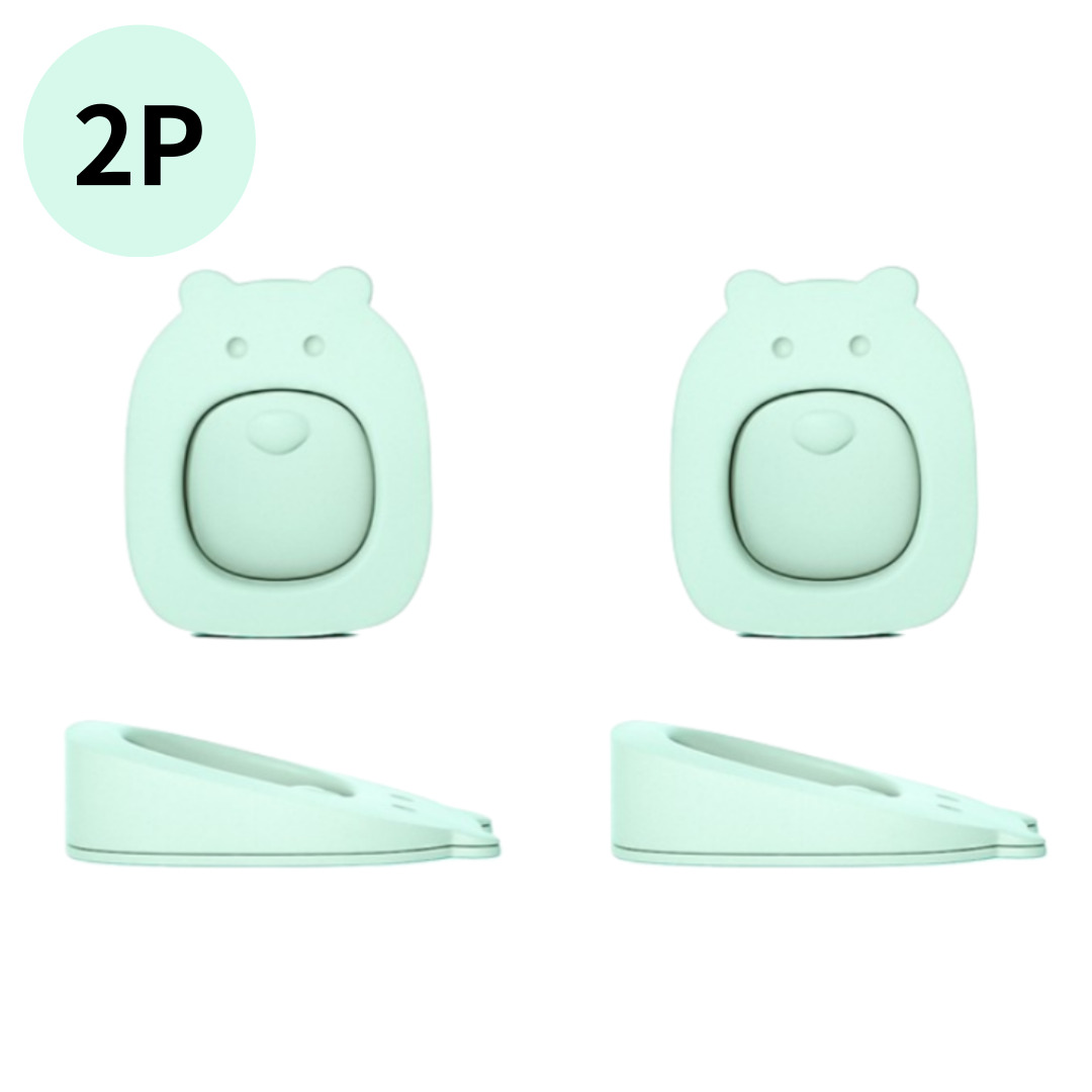 아트위브 문 닫힘 방지 분리형 곰돌이 도어 스토퍼 2P 9,900원