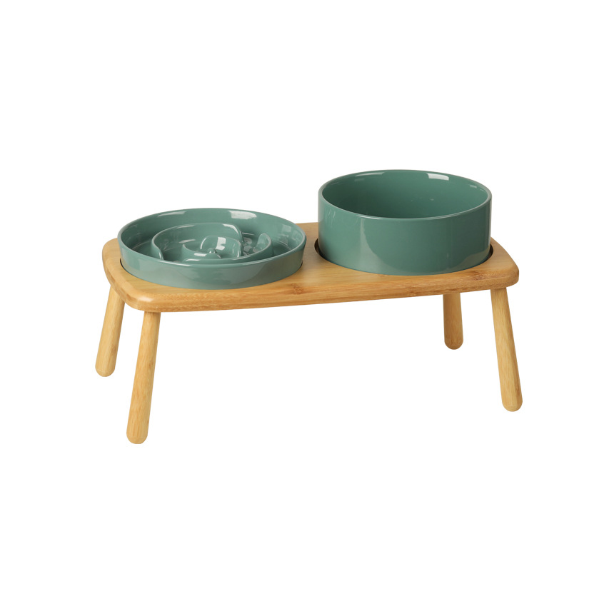 마브펫 강아지 고양이 원목 높은 급체방지식기 35,900원