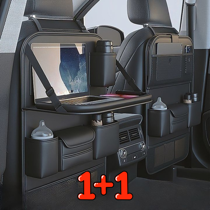 카지온 차량용 수납포켓 가죽 킥커버 멀티 테이블 수납 정리함 41,800원