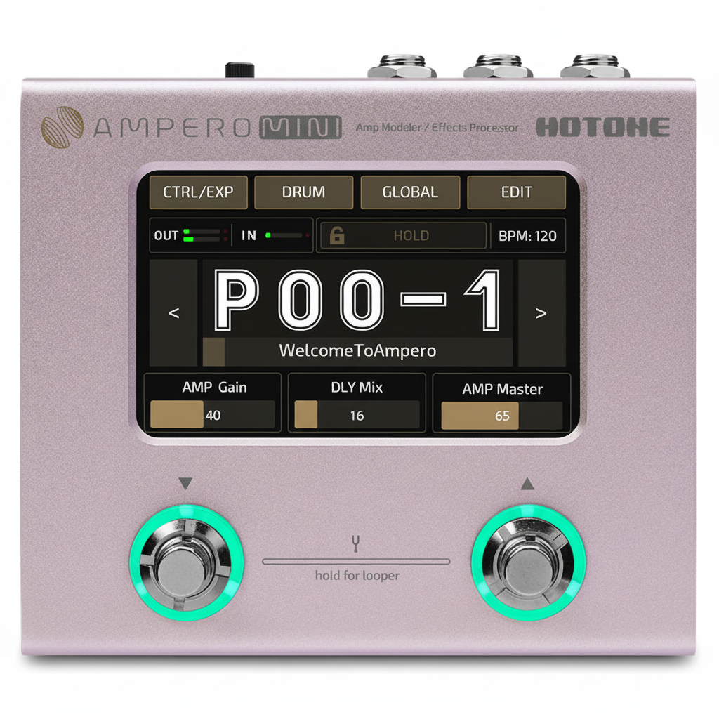 핫톤 멀티이펙터 Ampero Mini MP-50, 퍼플 타로 PT, 1개 295,000원