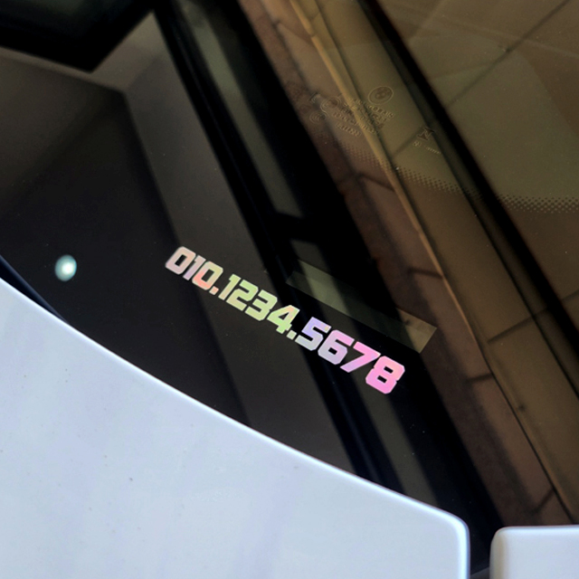 심플한 전화번호스티커 오토바이 자전거 주차번호, 1개, 10cmx실버 3,200원