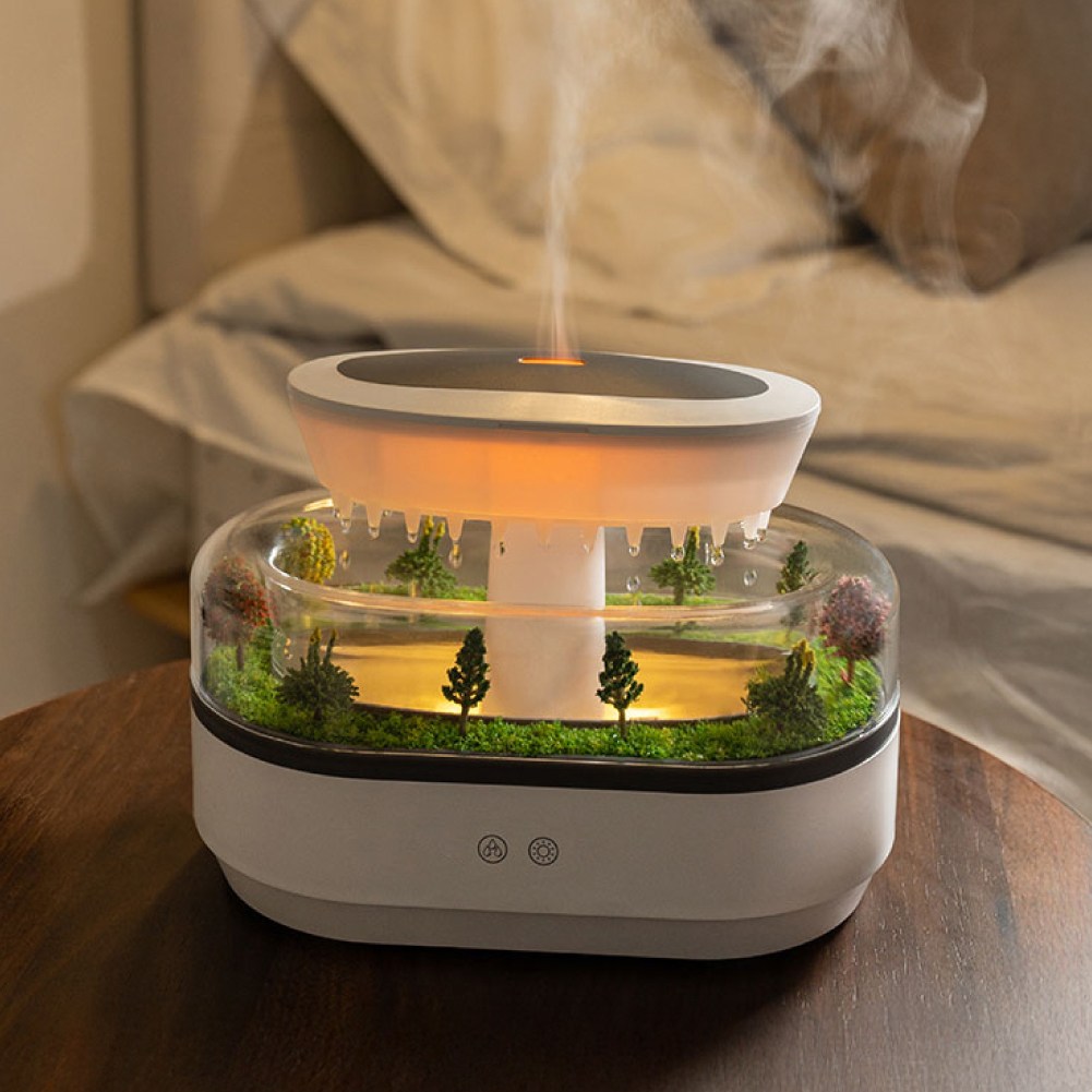 헤이루미 워터 가든 탁상 가습기 무드등 물멍 33,500원