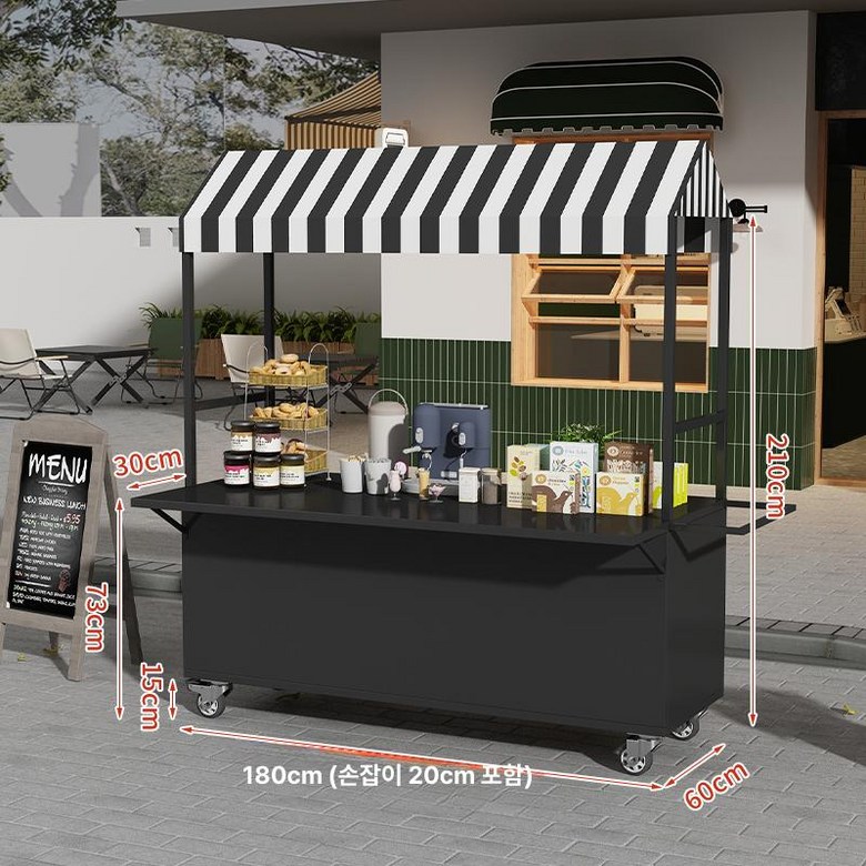 철제 가판대 야외 행사매대 행사장 행사 플리마켓매대 선반있는 진열대 축제 362,400원