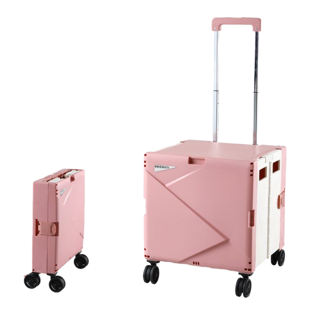 EasyHomey 접이식 멀티 쇼핑 카트 특대형 60L, 1개, 베이비핑크(BP01) 65,900원