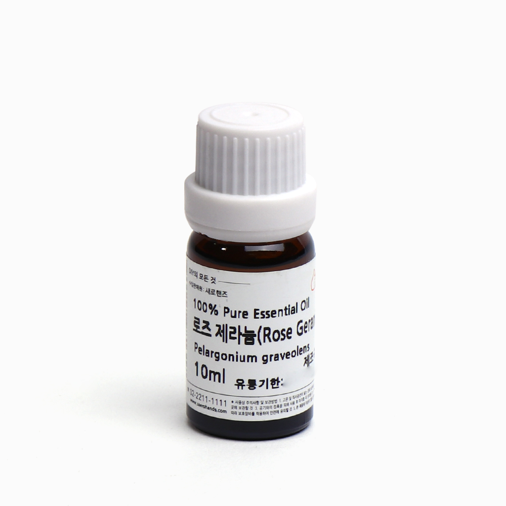 새로핸즈 천연 아로마 에센셜오일 로즈제라늄 10ml, 단품, 1개 4,000원