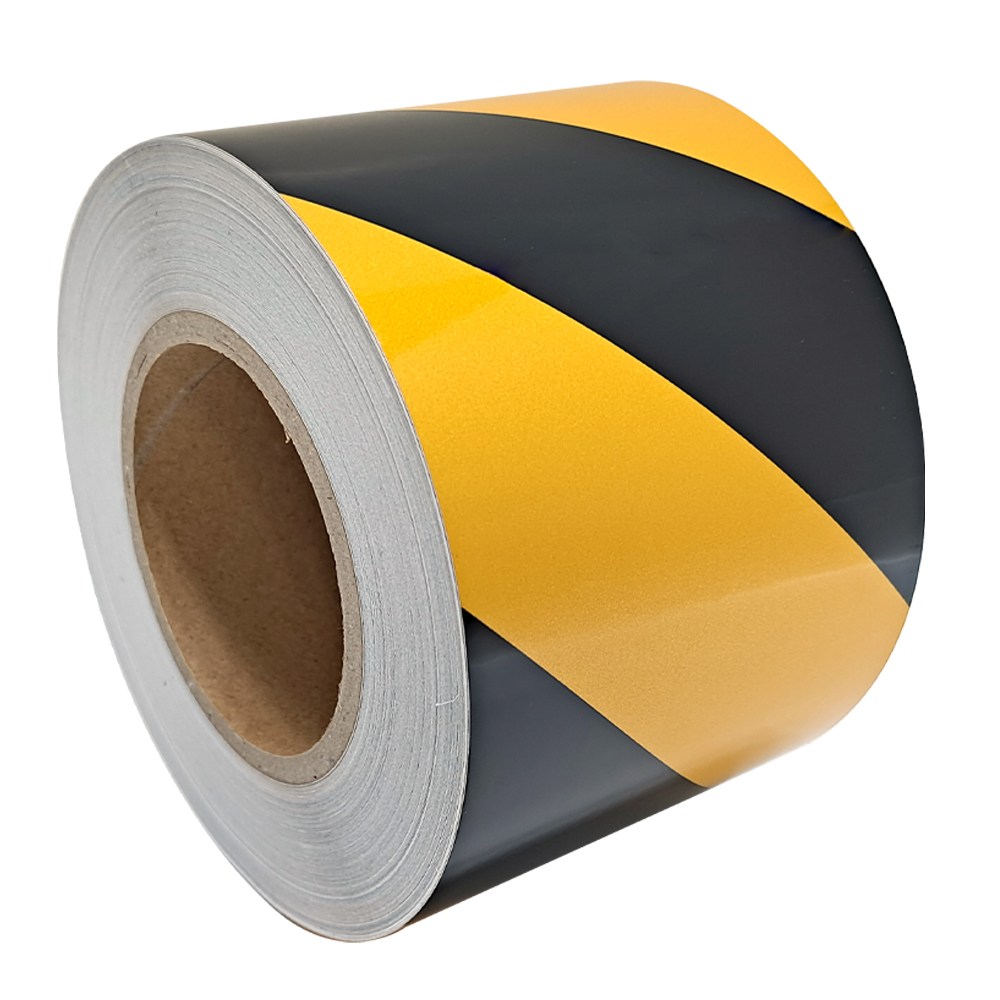 HORSE POWER 홀스파워 안전표시 반사테이프 타이거 반사지 스티커 롤 100mm x 45M, 1개 58,000원