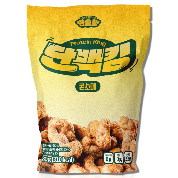 단슐랭 단백킹 단백질 과자 콘소메, 80g, 1개 4,500원