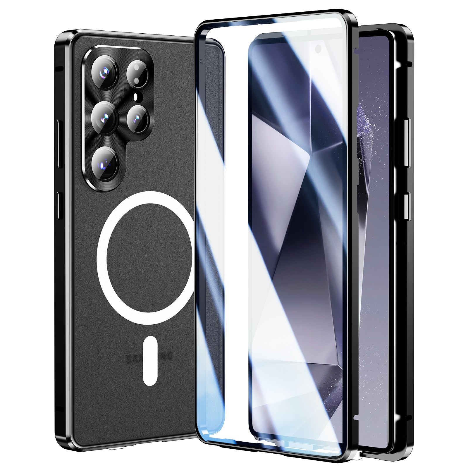 갤럭시S25 울트라 풀커버 매그세이프 케이스 양면강화유리 마그네틱 자동흡착 MagSafe 케이스 M01 13,800원