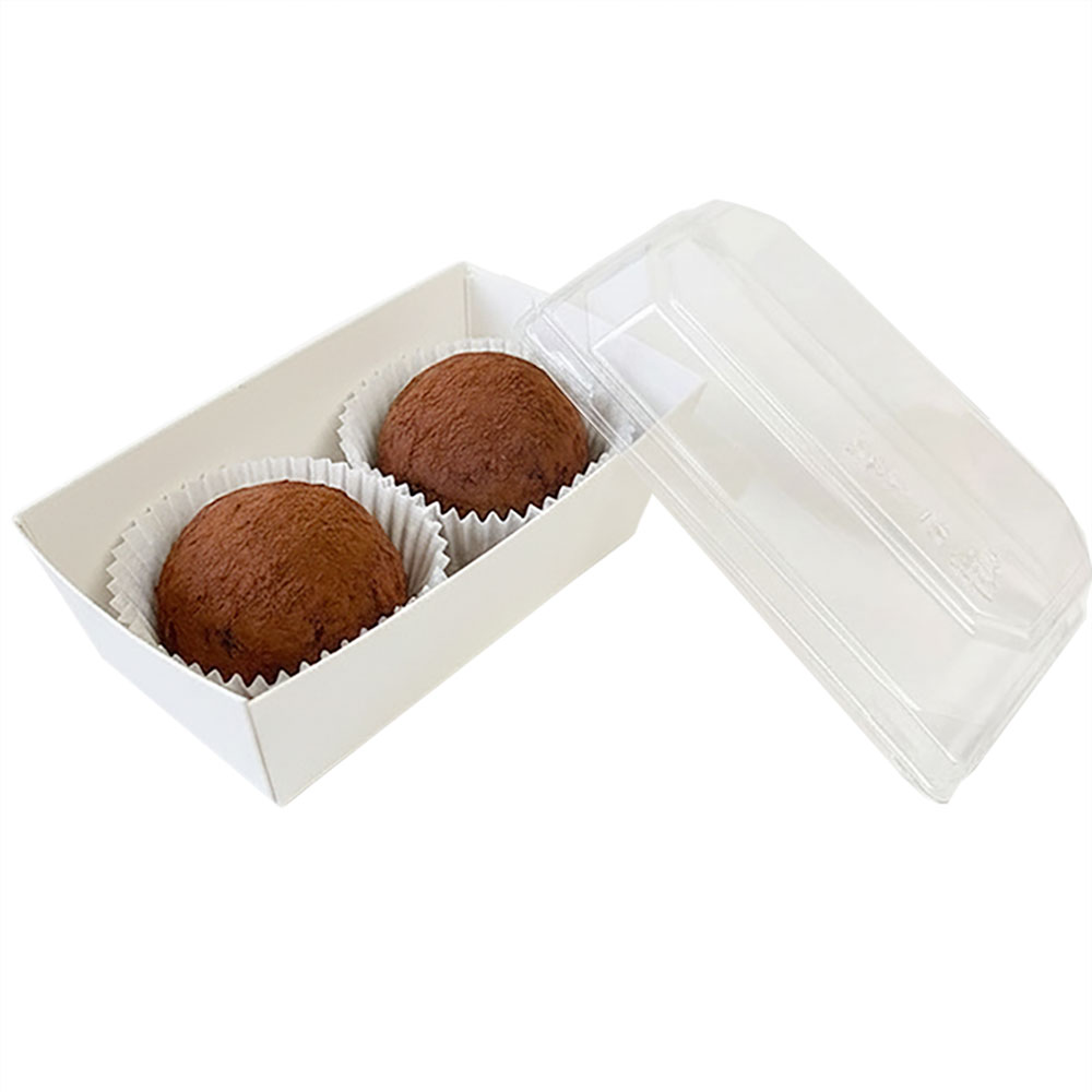 서흥이앤팩 화이트 직사각 샌드위치 케이스 포장용기 미니 / 두바이쫀득쿠키 버터떡 포장용 투명뚜껑+종이용기 세트 3,600원