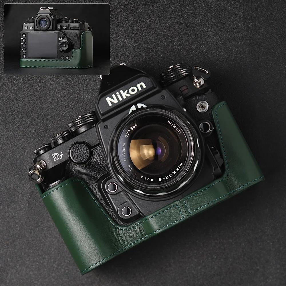 니콘 DF 진짜 가죽 하프 카메라 케이스 커버  F3 57,300원