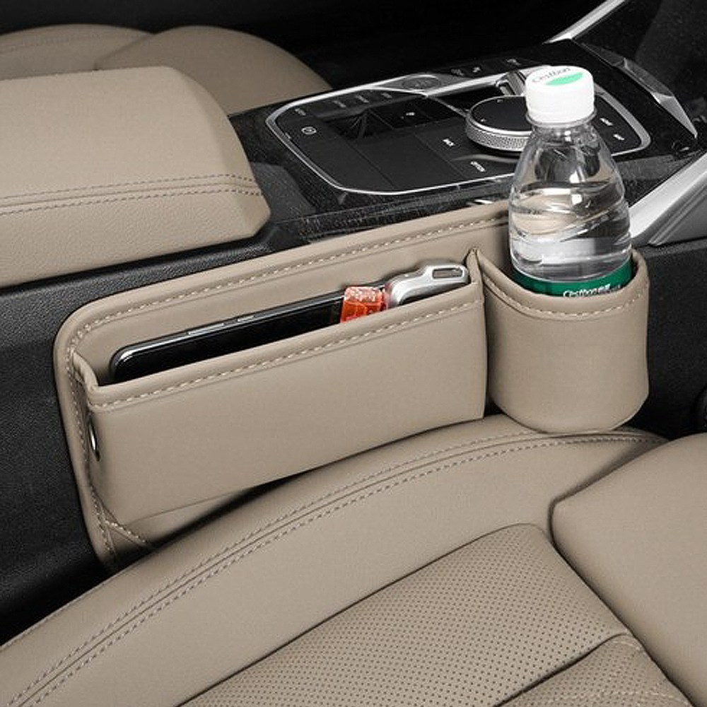 C.partner 차량용 사이드포켓 자동차 시트 틈새 수납함, 블랙 운전석, 2개 32,000원