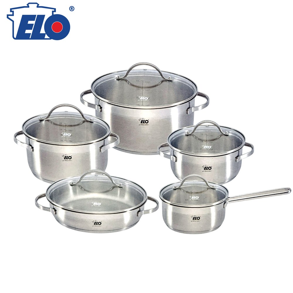 ELO 인덕션 스텐냄비 5종세트 ih 스테인리스 스텐 5종 편수 양수 냄비 전골 선물세트 169,000원