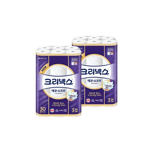 코디 순수 3겹 데코 30m 30롤x2팩 59,600원