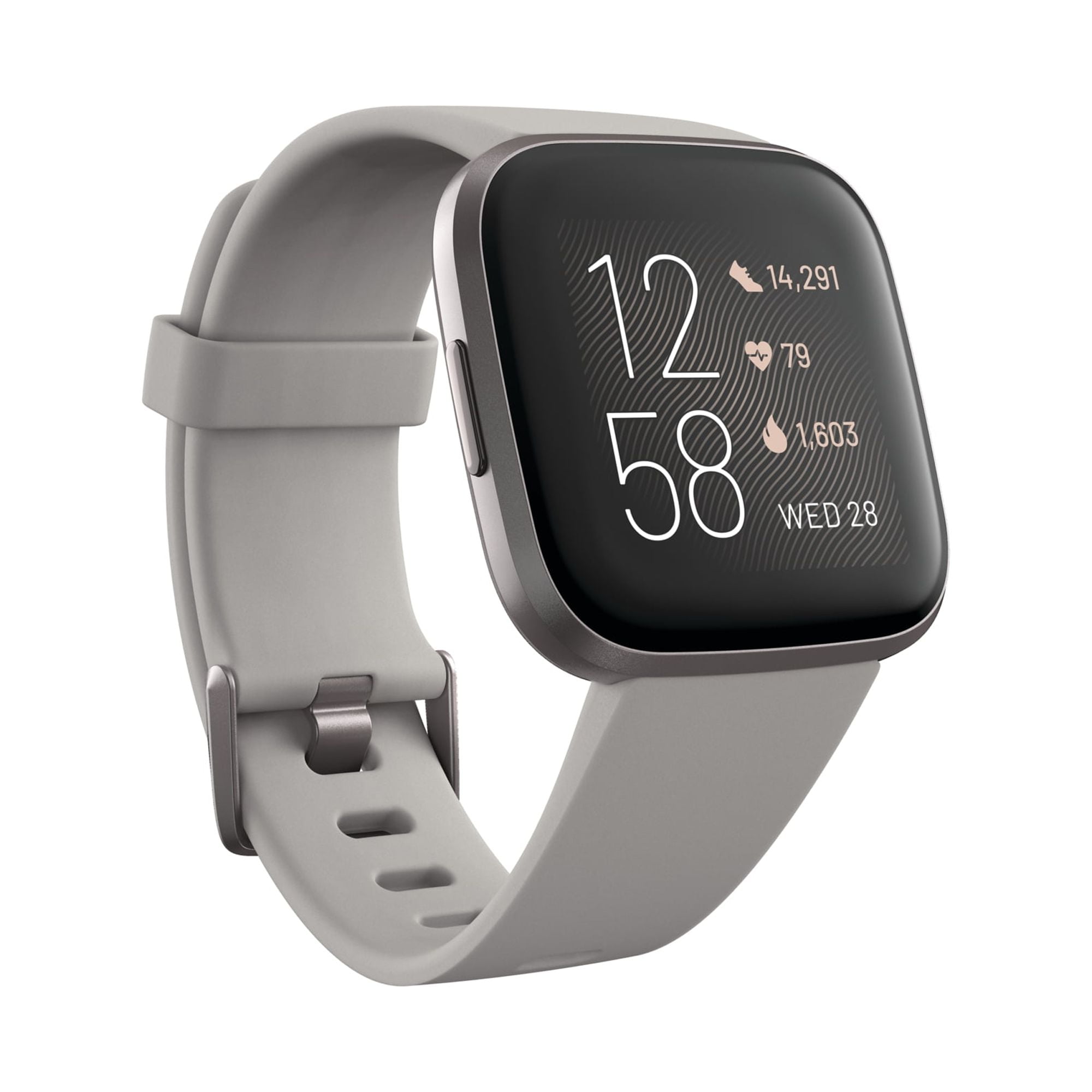 Fitbit Versa 2 건강 및 피트니스 스마트워치 활동 추적기 꽃잎 구리 로즈 알루미늄 146,300원