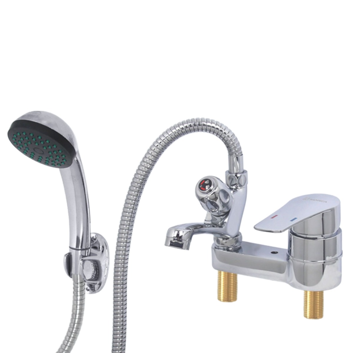 국산 세면샤워수전 세면 샤워겸용 세면대수전 수도꼭지 욕실수전 화장실 수도 샤워기, 1개 31,700원