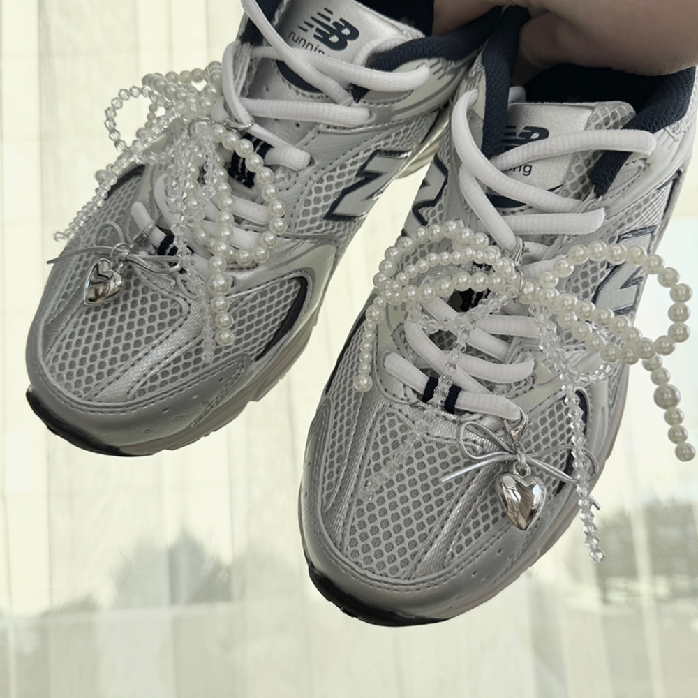 더하우스마켓 고퀄리티 슈참세트 신발 꾸미기 신꾸 리본진주 11,900원