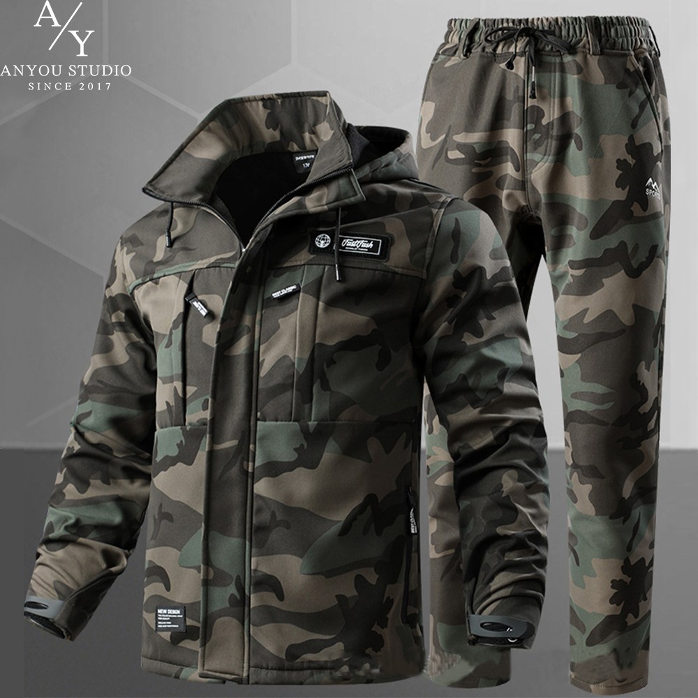 ANYOU 겨울 남자 방수 방한복 아웃도어 우주복 정비복 따듯한 작업복 상하복세트 19,900원