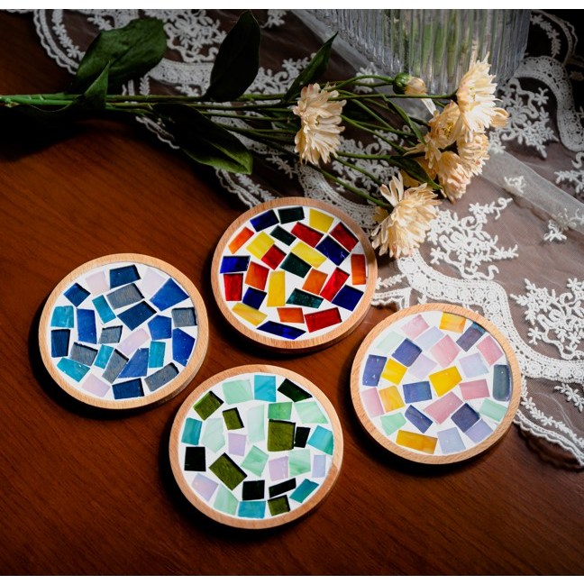 아트앤허그 DIY 업사이클링 티코스터 만들기 키트(가이드 영상 포함), 포레스트그린, 1개 13,500원