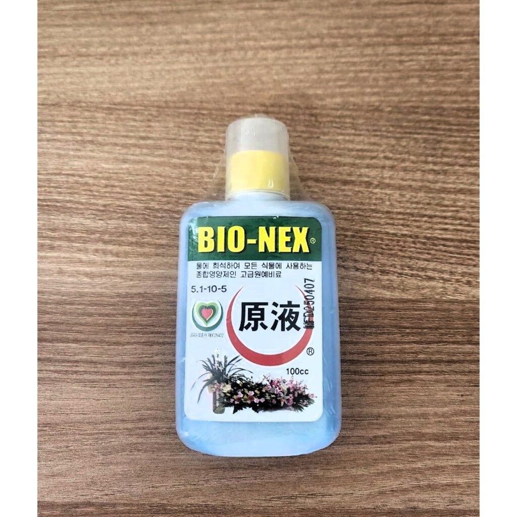 윤컴퍼니 바이오넥스 액체비료 영양제 화초 모든 식물용 엽면시비 관주, 10개, 100ml 18,000원