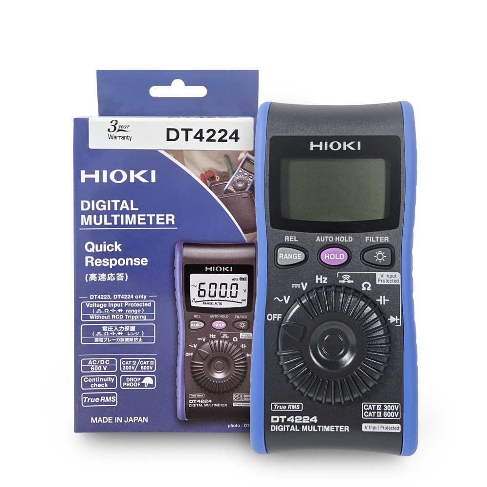 미성 히오키 DT4224 디지털 멀티미터 테스터기 전류 전압 저항 전기 측정용 154,000원