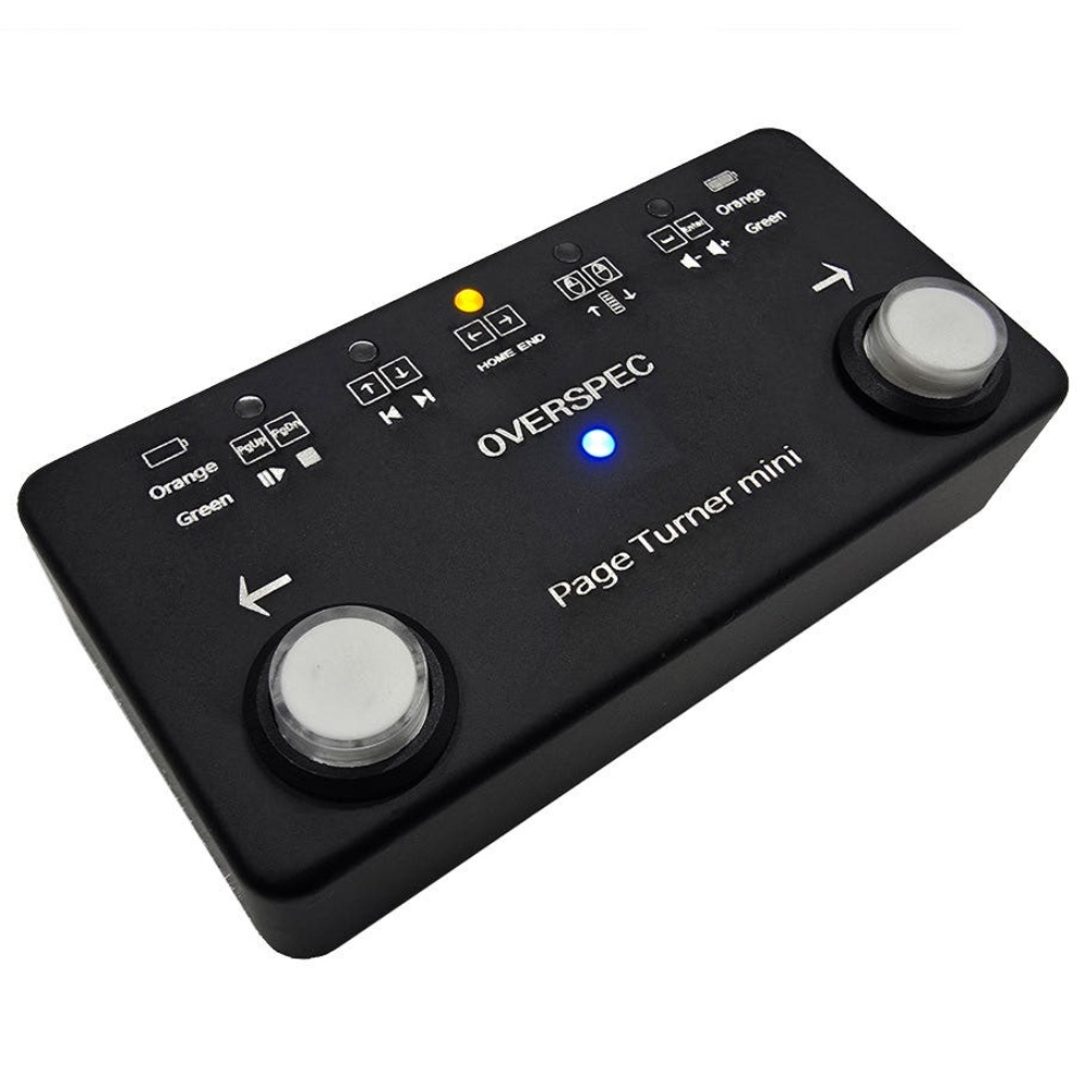 페이지터너 미니 - Made in Korea 저소음 스위치, 1년 무상A/S, 블루투스 태블릿 악보 페달, 1개 59,000원