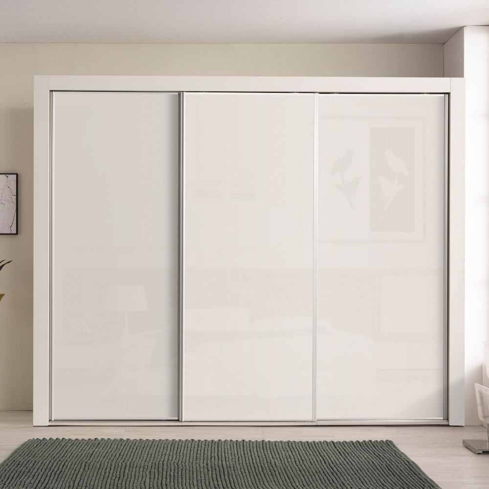대도갤러리 키높이 클래시 2430mm 슬라이딩옷장 이불장 양복장 여닫이 장롱, 01_화이트(유광) 535,400원