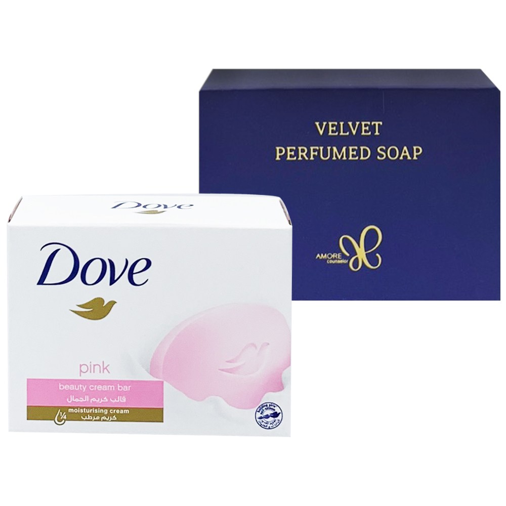 아모레 벨벳 퍼퓸드솝 1개 + 도브 뷰티 크림바 비누 핑크 1개 4,670원